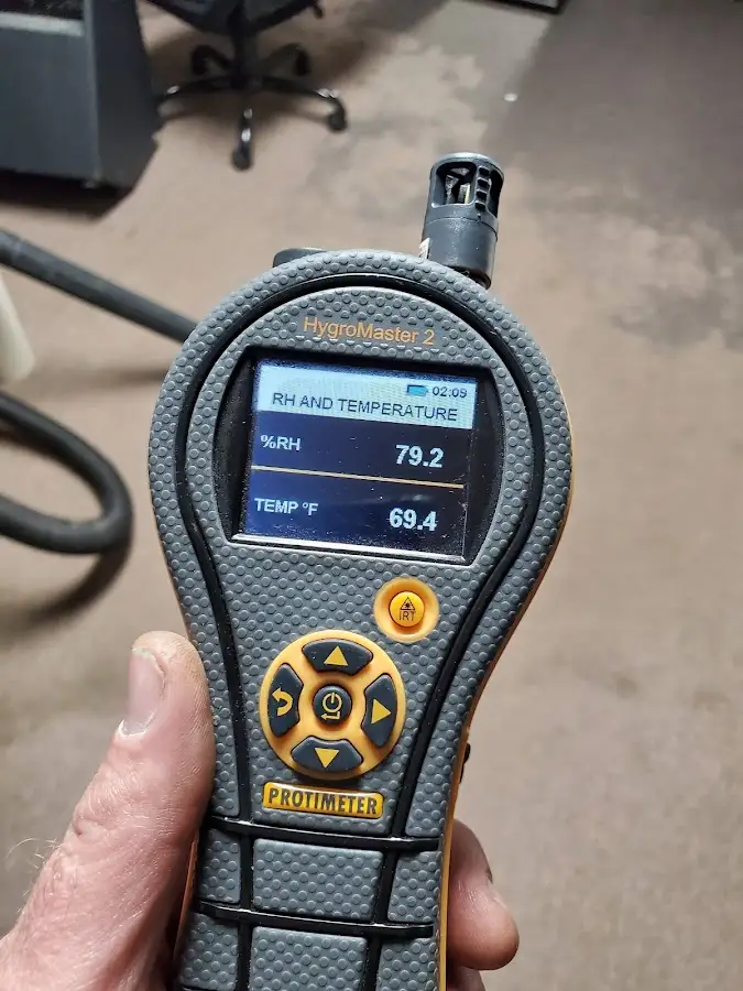 Moisture meter humidity assessment for Fire & Smoke Damage Restoration in Byron